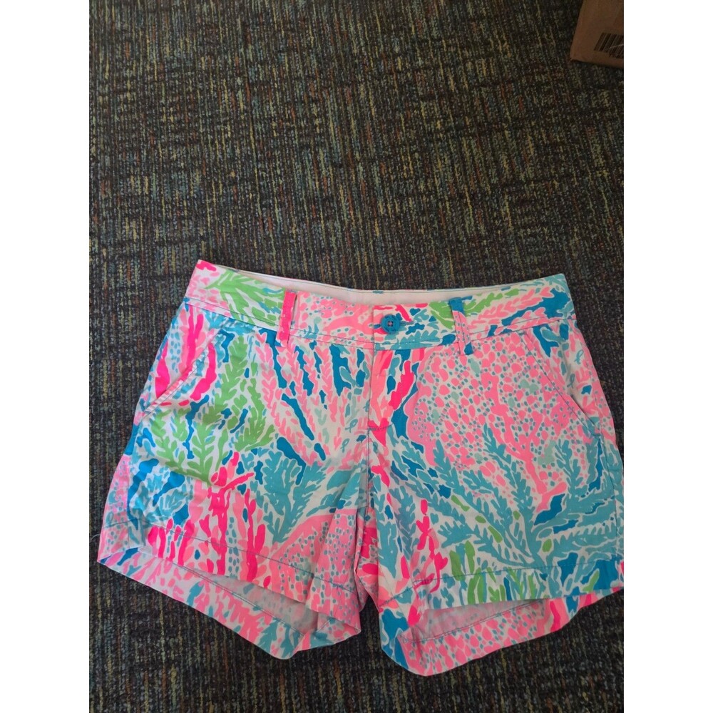 Lilly Pulitzer "The Callahan Short" in "Turquoise Let's Cha Cha" Size 6